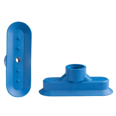 Fipa Oval vacuum cup 60x20 mm, PUR beige 132.60x20.022.5